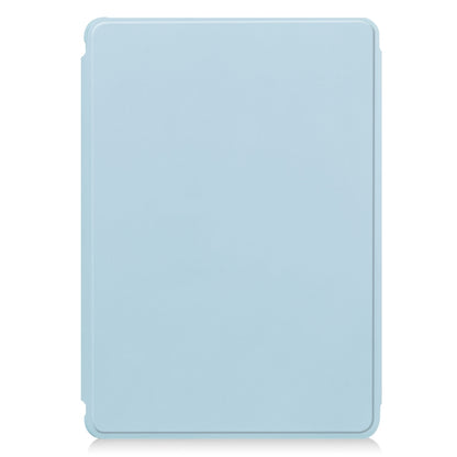 For iPad Air 13 2025 / 2024 Transparent Rotation Smart Leather Tablet Case with Keyboard(Sky Blue) by bashfashion