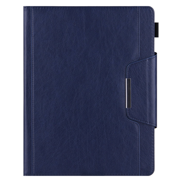 For iPad Pro 11 2025 / 2024 Solid Color Metal Buckle Leather Smart Tablet Case(Royal Blue) by bashfashion