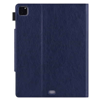 For iPad Pro 11 2025 / 2024 Solid Color Metal Buckle Leather Smart Tablet Case(Royal Blue) by bashfashion