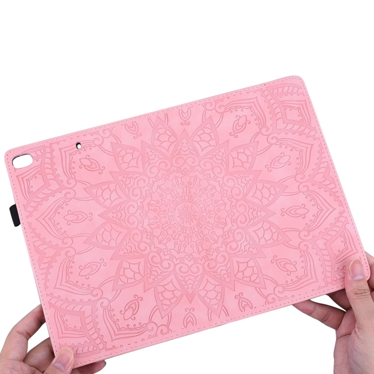 For iPad Pro 11 2025 / 2024 Calf Texture Embossed Leather Tablet Case(Pink) by bashfashion