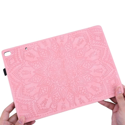 For iPad Pro 11 2025 / 2024 Calf Texture Embossed Leather Tablet Case(Pink) by bashfashion