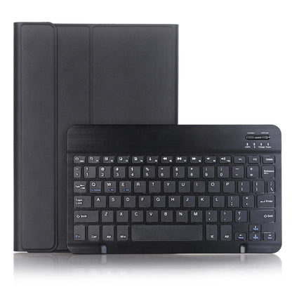 For iPad Pro 11 2024 A13B Lambskin Texture Bluetooth Touch Keyboard Leather Tablet Case with Pen Slot(Black) by bashfashion