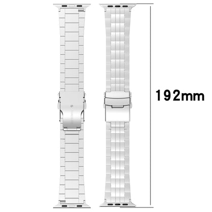 For Apple Watch Ultra 49mm Armor 5-bead Titanium Watch Band(Black) by bashfashion