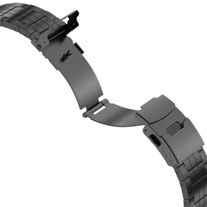 For Apple Watch Series 9 41mm Armor 5-bead Titanium Watch Band(Black) by bashfashion