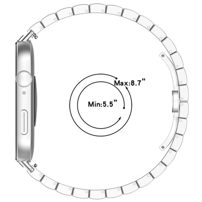 For Huawei Watch Fit3 One Bead Stainless Steel Watch Band(Gold) by bashfashion