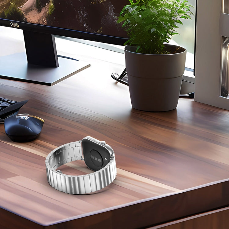 For Huawei Watch Fit3 One Bead Stainless Steel Watch Band(Rose Gold) by bashfashion