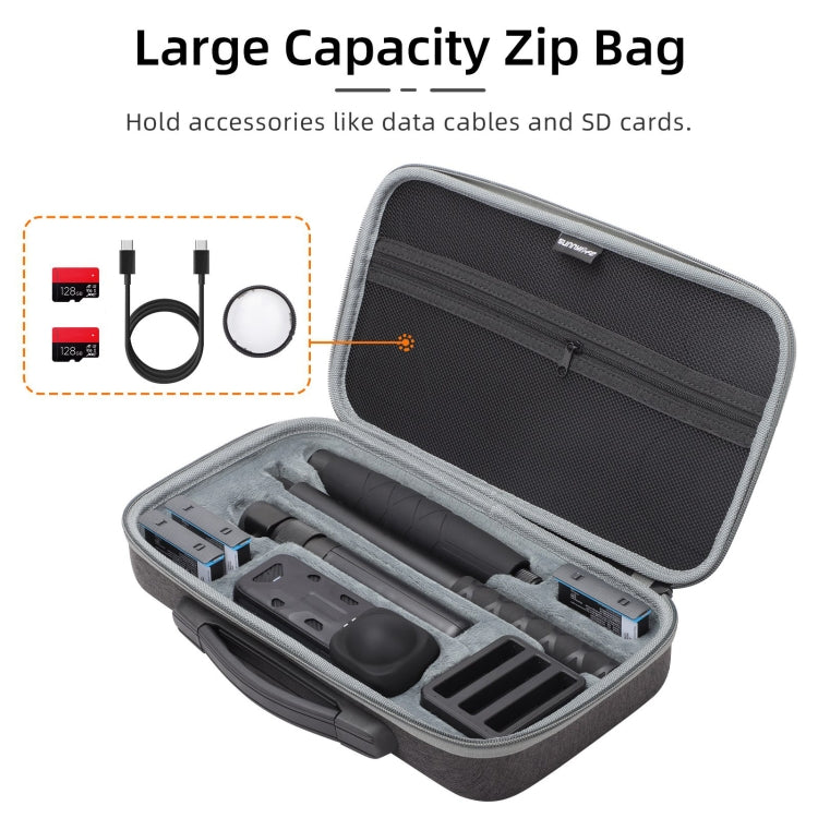 For Insta360 X4 / X5 Sunnylife Carrying Case Handbag, Model:X4-B812 Mini Camera Bag by Sunnylife