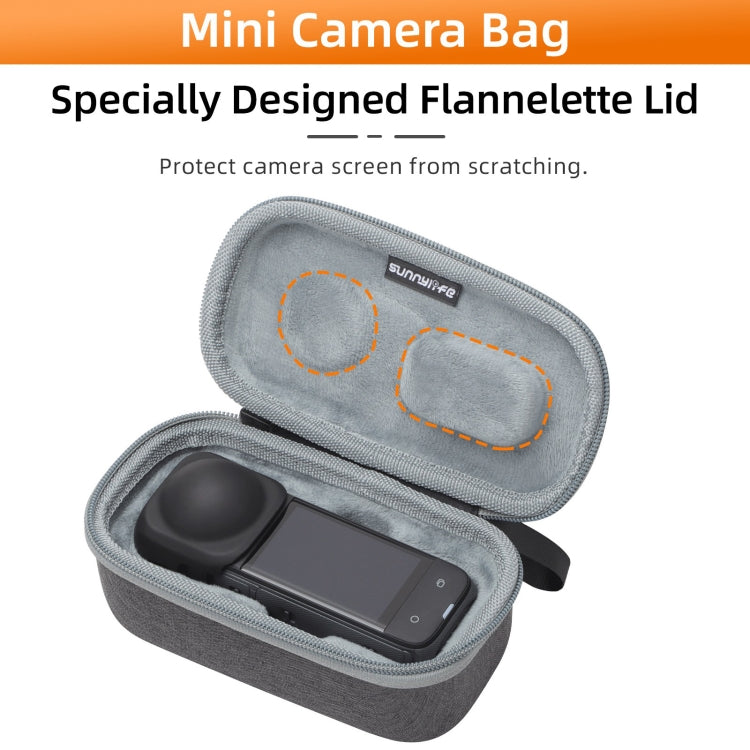 For Insta360 X4 / X5 Sunnylife Carrying Case Handbag, Model:X4-B812 Mini Camera Bag by Sunnylife