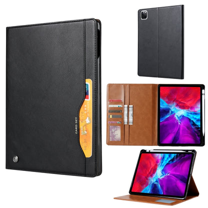 For iPad Pro 13 2025 / 2024 Knead Skin Texture Horizontal Flip Leather Smart Tablet Case(Black) by bashfashion