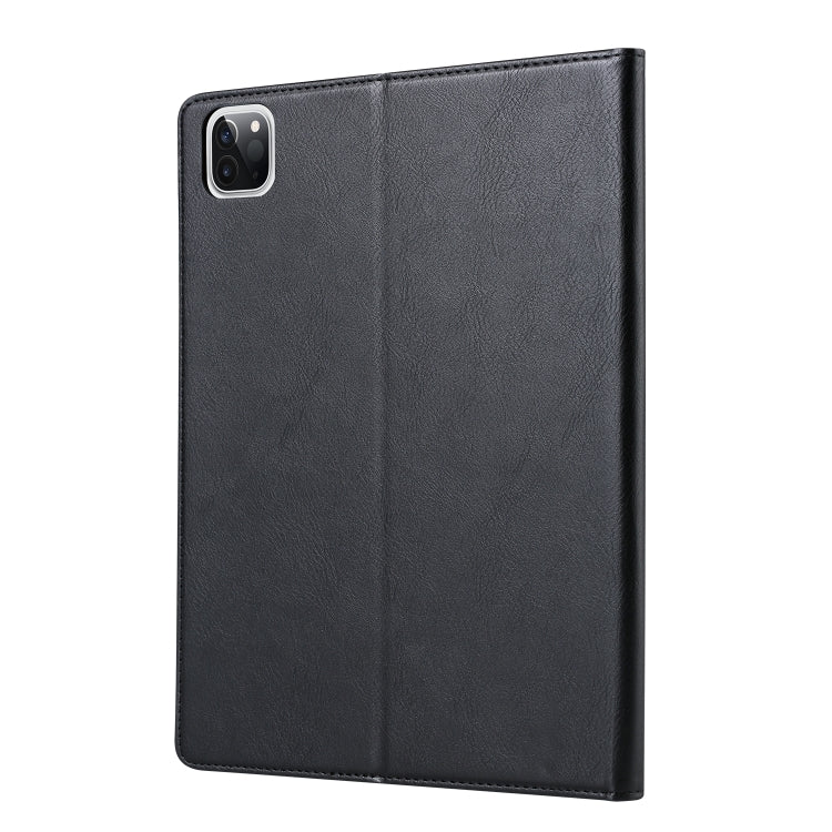 For iPad Pro 13 2025 / 2024 Knead Skin Texture Horizontal Flip Leather Smart Tablet Case(Black) by bashfashion