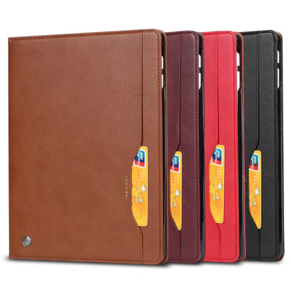 For iPad Pro 11 2025 / 2024 Knead Skin Texture Horizontal Flip Leather Smart Tablet Case(Brown) by bashfashion