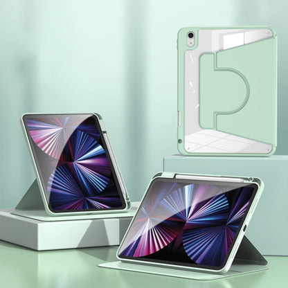 For iPad Pro 13 2025 / 2024 2 in 1 Acrylic Split Rotating Leather Tablet Case(Matcha Green) by bashfashion