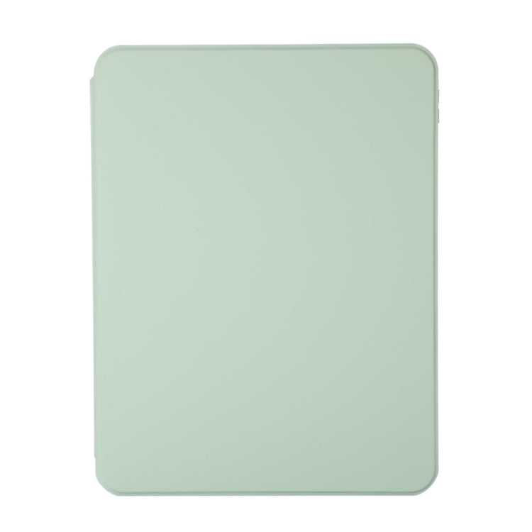 For iPad Pro 13 2025 / 2024 2 in 1 Acrylic Split Rotating Leather Tablet Case(Matcha Green) by bashfashion