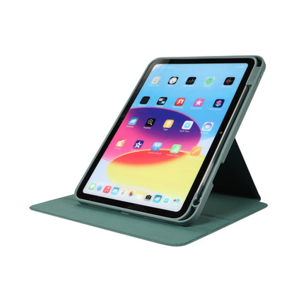 For iPad Pro 13 2025 / 2024 2 in 1 Acrylic Split Rotating Leather Tablet Case(Matcha Green) by bashfashion