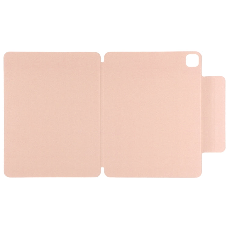 For iPad Pro 13 2025 / 2024 Double-sided Clip Fixed Buckle Magnetic PU Leather Smart Tablet Case(Gold) by bashfashion
