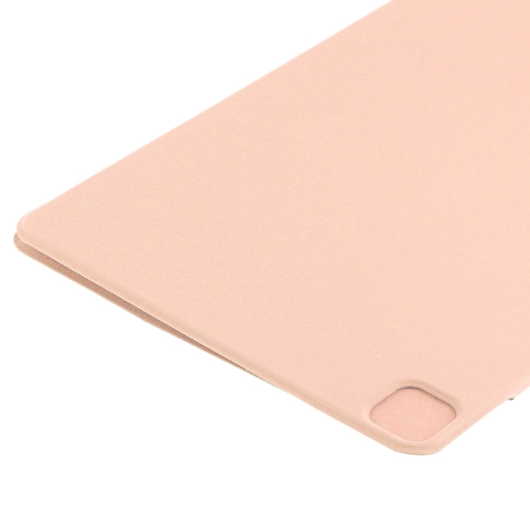 For iPad Pro 13 2025 / 2024 Double-sided Clip Fixed Buckle Magnetic PU Leather Smart Tablet Case(Gold) by bashfashion