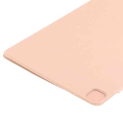 For iPad Pro 13 2025 / 2024 Double-sided Clip Fixed Buckle Magnetic PU Leather Smart Tablet Case(Gold) by bashfashion