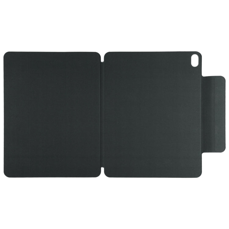 For iPad Air 11 2025 / 2024 Double-sided Clip Fixed Buckle Magnetic PU Leather Smart Tablet Case(Black) by bashfashion