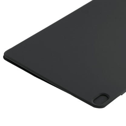 For iPad Air 11 2025 / 2024 Double-sided Clip Fixed Buckle Magnetic PU Leather Smart Tablet Case(Black) by bashfashion