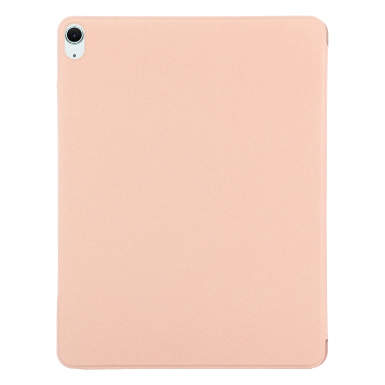 For iPad Air 13 2025 / 2024 Double-sided Clip Fixed Buckle Magnetic PU Leather Smart Tablet Case(Gold) by bashfashion