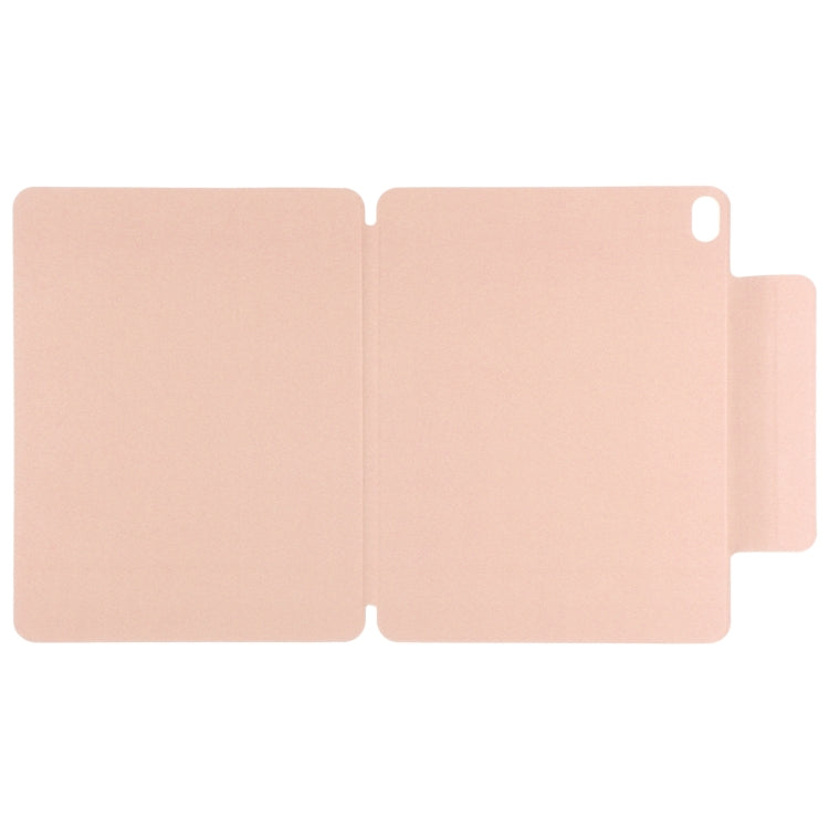 For iPad Air 13 2025 / 2024 Double-sided Clip Fixed Buckle Magnetic PU Leather Smart Tablet Case(Gold) by bashfashion
