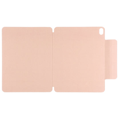 For iPad Air 13 2025 / 2024 Double-sided Clip Fixed Buckle Magnetic PU Leather Smart Tablet Case(Gold) by bashfashion