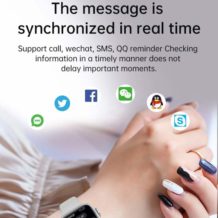 WS11 MAX 2.2 inch Fitness Sport Smart Watch, Support Bluetooth Call / Sleep / Blood Oxygen / Heart Rate / Blood Pressure Health Monitor(Black) by bashfashion