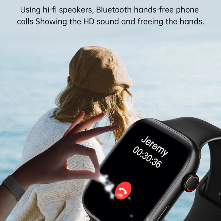 WS11 MAX 2.2 inch Fitness Sport Smart Watch, Support Bluetooth Call / Sleep / Blood Oxygen / Heart Rate / Blood Pressure Health Monitor(Black) by bashfashion