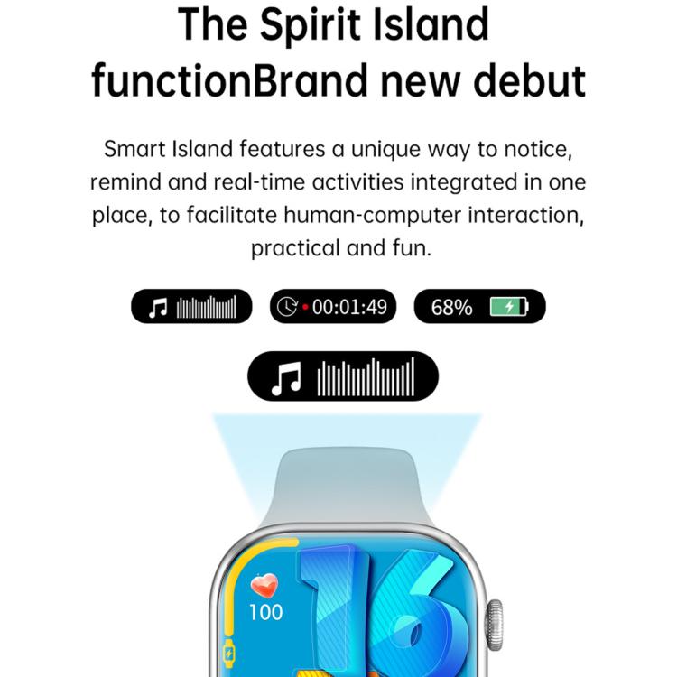 WS11 MAX 2.2 inch Fitness Sport Smart Watch, Support Bluetooth Call / Sleep / Blood Oxygen / Heart Rate / Blood Pressure Health Monitor(Black) by bashfashion