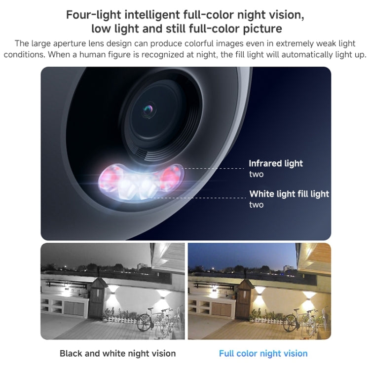 Xiaomi CW500 5MP Outdoor IP66 Waterproof Support Two-way Voice WiFi Camera, US Plug(White) by Xiaomi