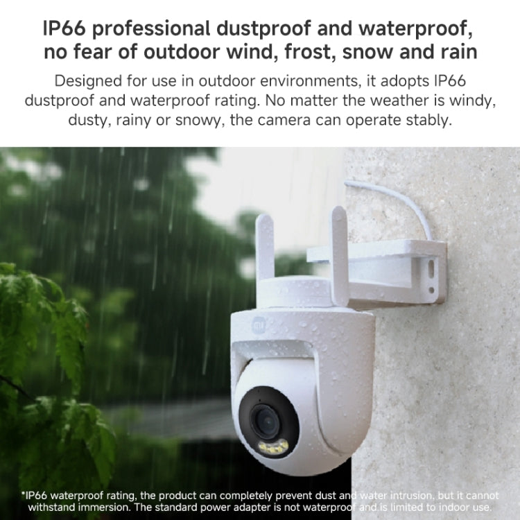 Xiaomi CW500 5MP Outdoor IP66 Waterproof Support Two-way Voice WiFi Camera, US Plug(White) by Xiaomi