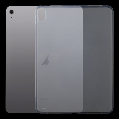 For iPad Air 11 2025 / 2024 / 5 / 4 0.75mm Shockproof Outside Glossy Inside Frosted TPU Tablet Case(Transparent) by bashfashion