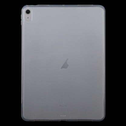 For iPad Air 11 2025 / 2024 / 5 / 4 0.75mm Shockproof Outside Glossy Inside Frosted TPU Tablet Case(Transparent) by bashfashion