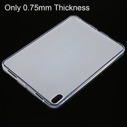 For iPad Air 11 2025 / 2024 / 5 / 4 0.75mm Shockproof Outside Glossy Inside Frosted TPU Tablet Case(Transparent) by bashfashion