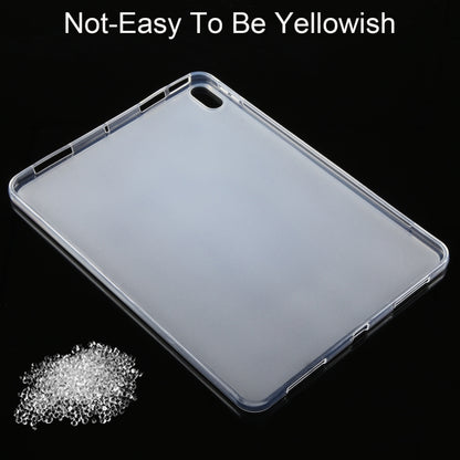 For iPad Air 11 2025 / 2024 / 5 / 4 0.75mm Shockproof Outside Glossy Inside Frosted TPU Tablet Case(Transparent) by bashfashion