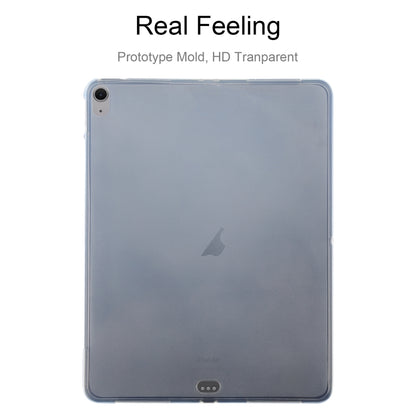 For iPad Air 13 2025 / 2024 0.75mm Shockproof Outside Glossy Inside Frosted TPU Tablet Case(Transparent) by bashfashion