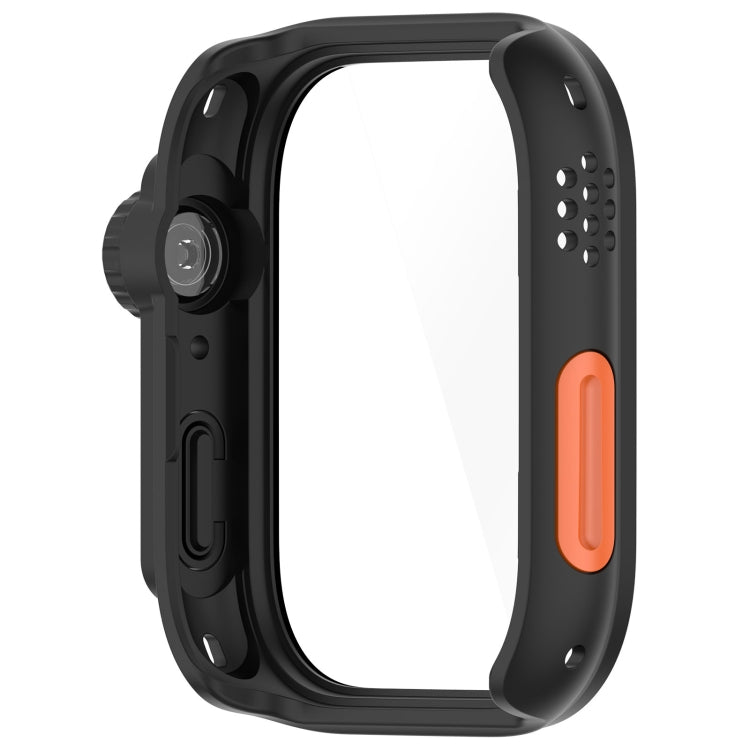 For Huawei Watch Fit3 PC + Tempered Glass Film Full Coverage Watch Protective Case(Black) by bashfashion