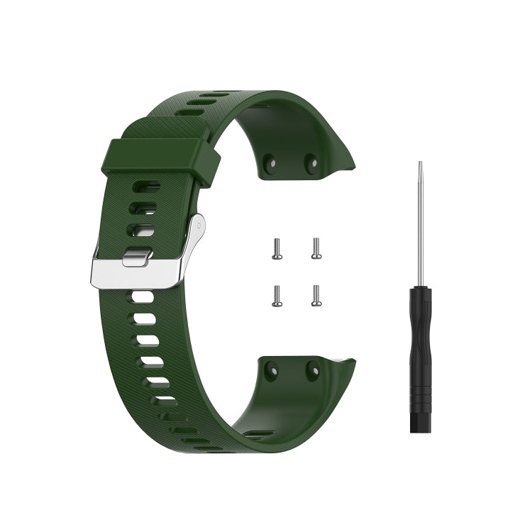 For Garmin Forerunner 35/30/35J/ForeAthlete 35J xDfind Silicone Watch Band(Army Green) by xDfind
