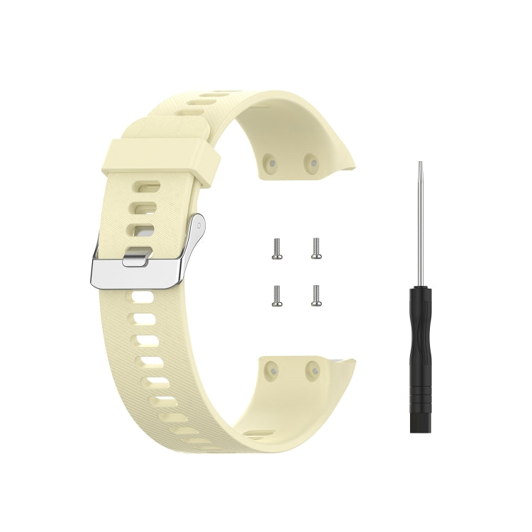 For Garmin Forerunner 35/30/35J/ForeAthlete 35J xDfind Silicone Watch Band(Beige) by xDfind