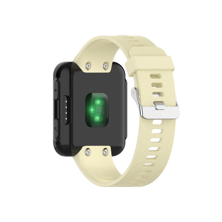 For Garmin Forerunner 35/30/35J/ForeAthlete 35J xDfind Silicone Watch Band(Beige) by xDfind