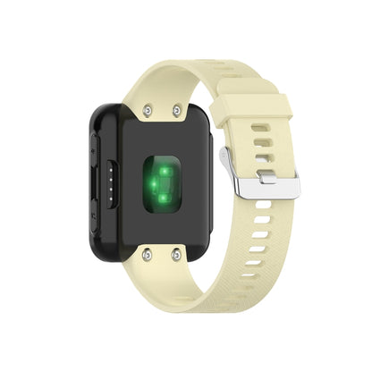 For Garmin Forerunner 35/30/35J/ForeAthlete 35J xDfind Silicone Watch Band(Beige) by xDfind