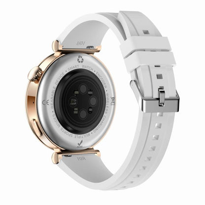 WS520 1.28 inch IP67 Sport Smart Watch, Support Bluetooth Call / Sleep / Blood Oxygen / Heart Rate / Blood Pressure Health Monitor(Gold+White) by bashfashion