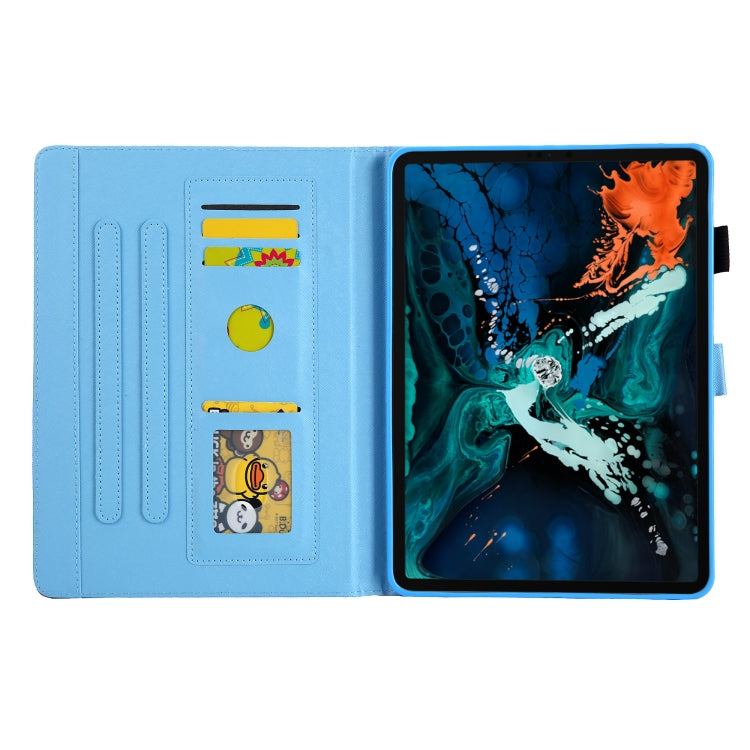 For iPad Pro 11 2025 / 2024 Colored Drawing Leather Smart Tablet Case(Beach) by bashfashion