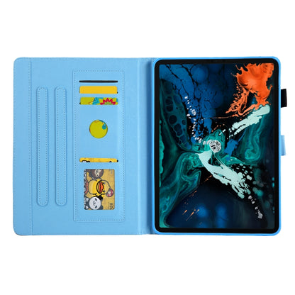 For iPad Pro 11 2025 / 2024 Colored Drawing Leather Smart Tablet Case(Beach) by bashfashion