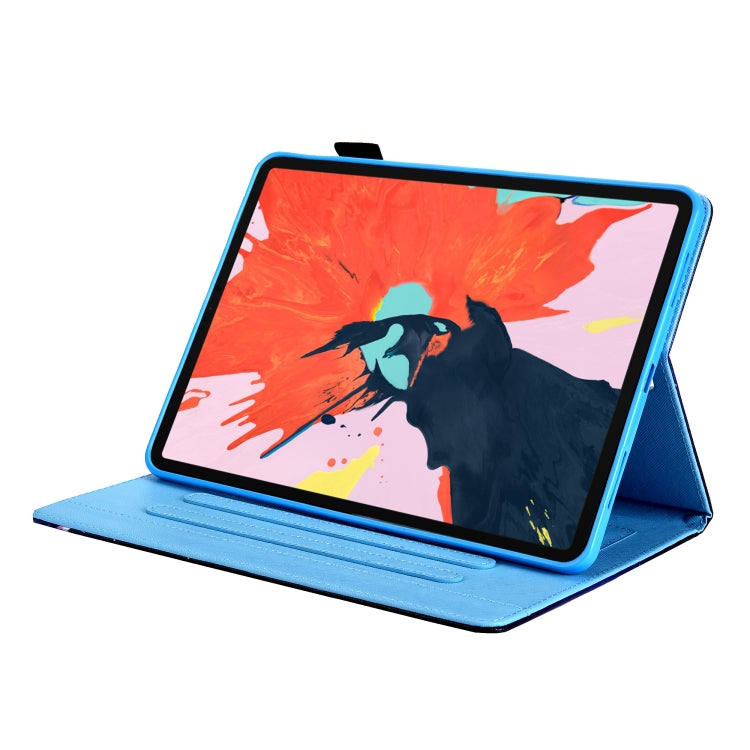 For iPad Pro 11 2025 / 2024 Colored Drawing Leather Smart Tablet Case(Beach) by bashfashion