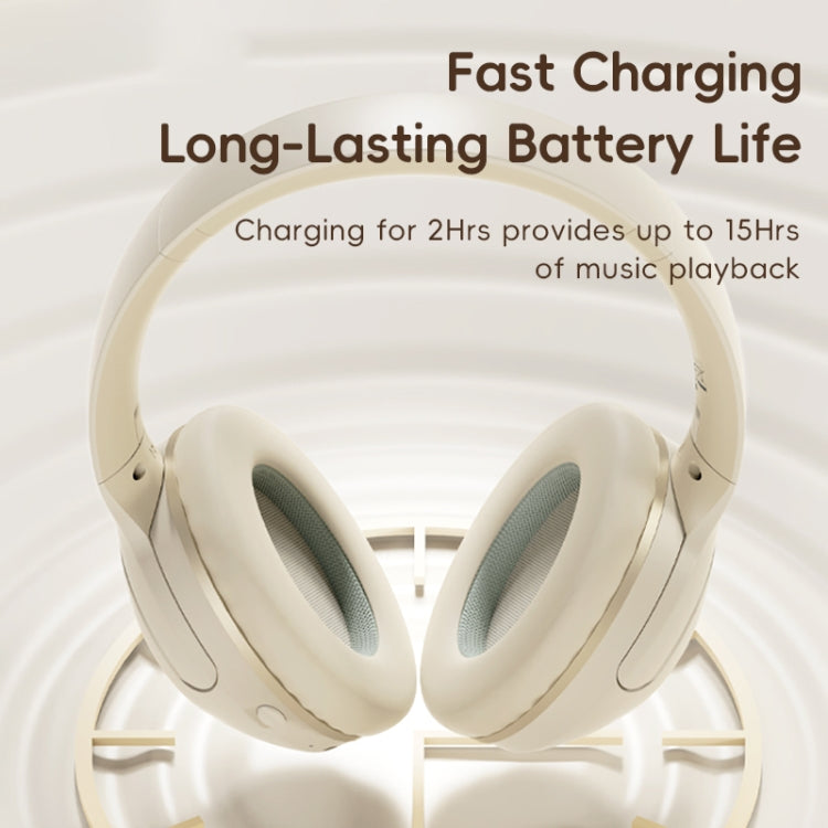 ROCK O3 Head-mounted Noise Reduction Bluetooth Headset(Light Grey) by ROCK