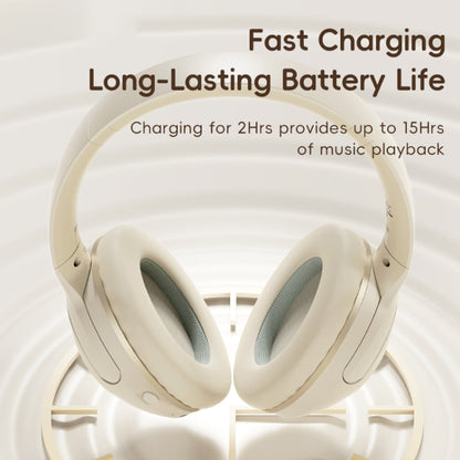 ROCK O3 Head-mounted Noise Reduction Bluetooth Headset(Light Grey) by ROCK