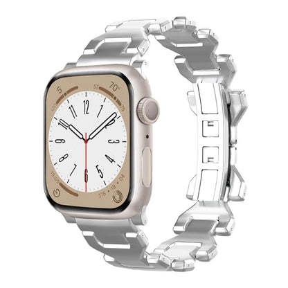For Apple Watch Series 9 45mm Y Type Pure Titanium Watch Band(Silver) by bashfashion