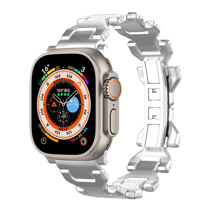 For Apple Watch Ultra 49mm Y Type Pure Titanium Watch Band(Silver) by bashfashion
