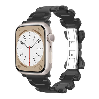 For Apple Watch SE 44mm Y Type Pure Titanium Watch Band(Black) by bashfashion